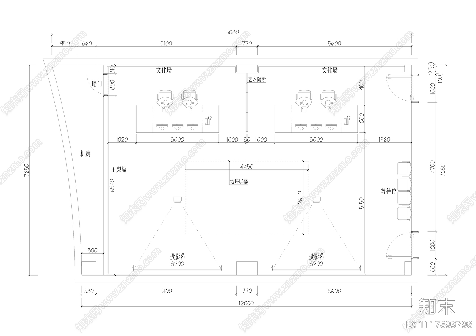 教学实训室平面图设计施工图施工图下载【ID:1117893798】