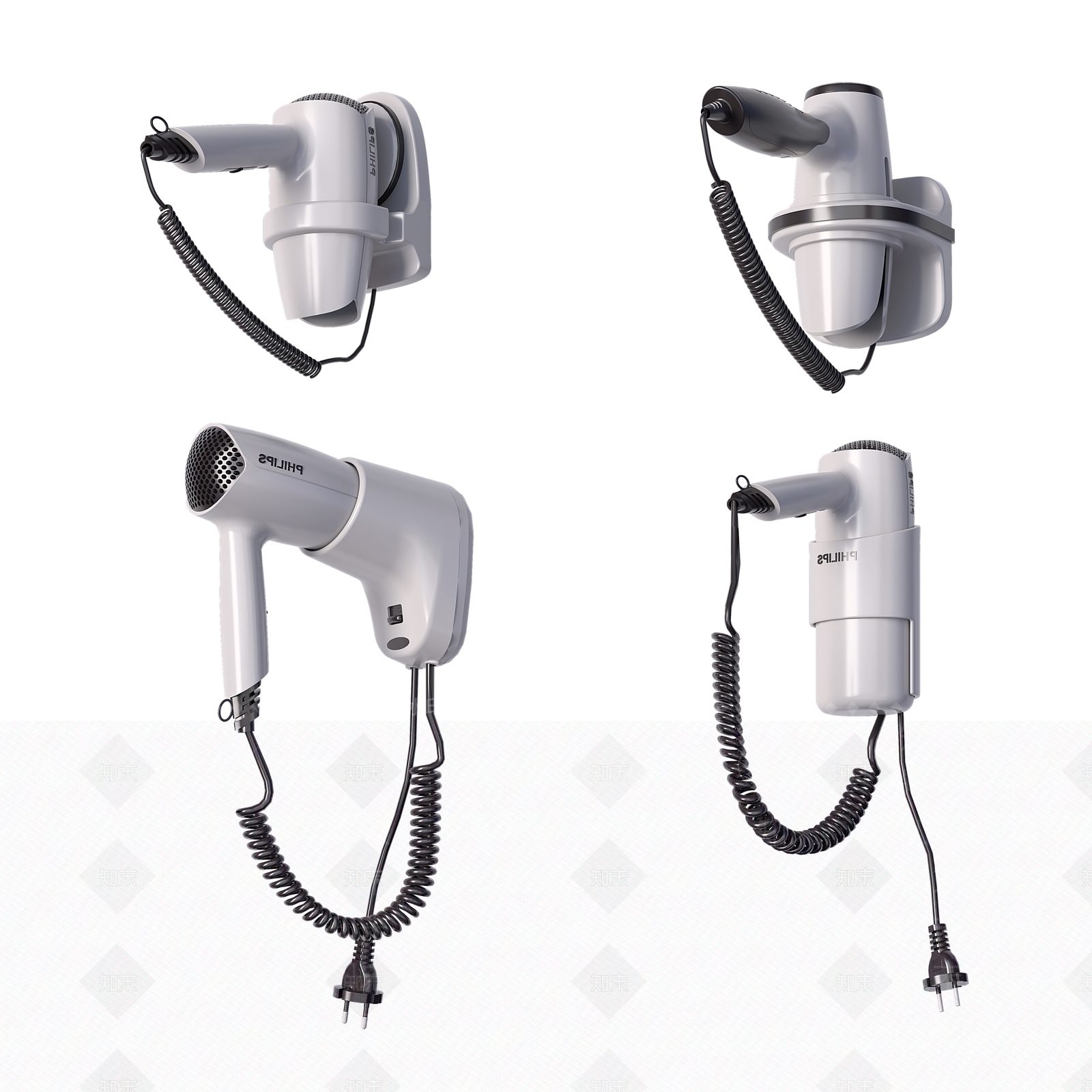 现代吹风机SU模型下载【ID:1117900986】