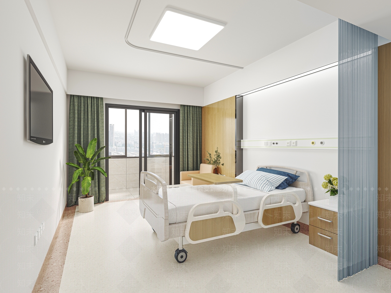 现代病房3D模型下载【ID:1117920390】