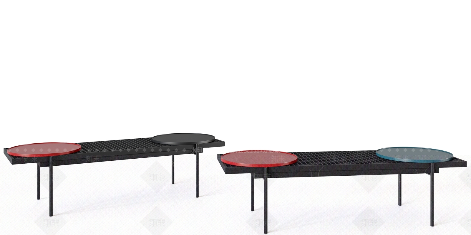 现代沙发凳3D模型下载【ID:1117961439】