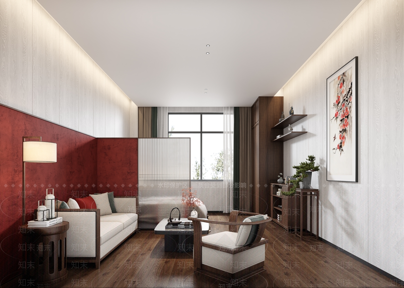 新中式公寓3D模型下载【ID:1117982264】