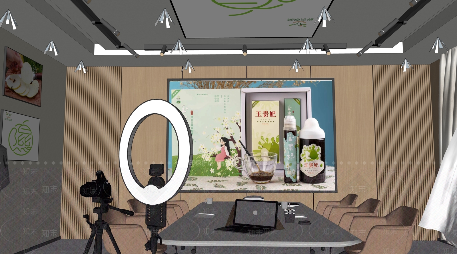 后现代店铺SU模型下载【ID:1118043817】