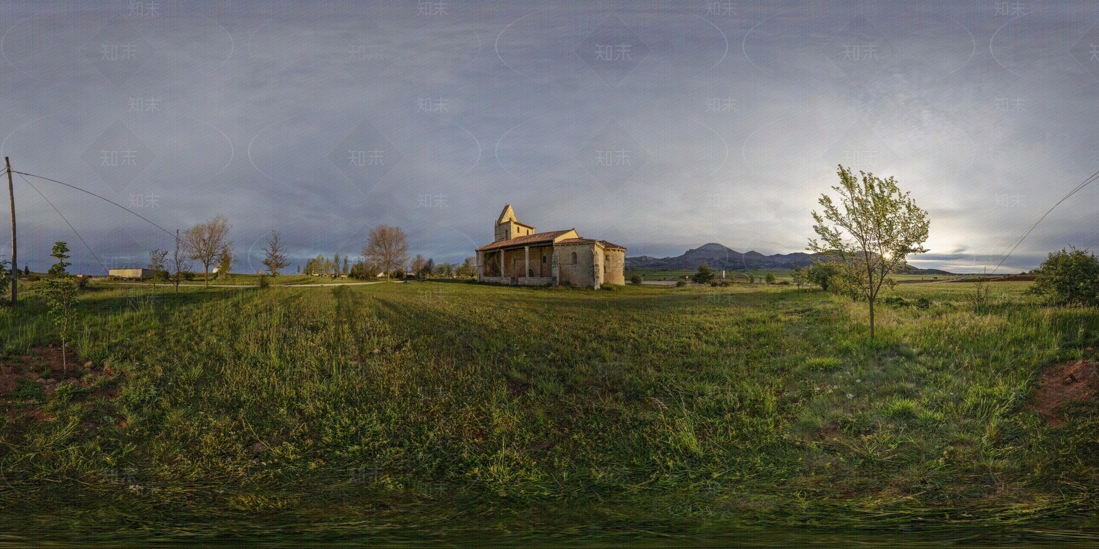 乡村田野HDR贴图下载【ID:1118048424】