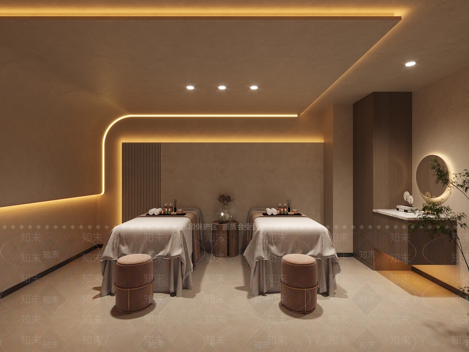 侘寂玄关3D模型下载【ID:1221626786】