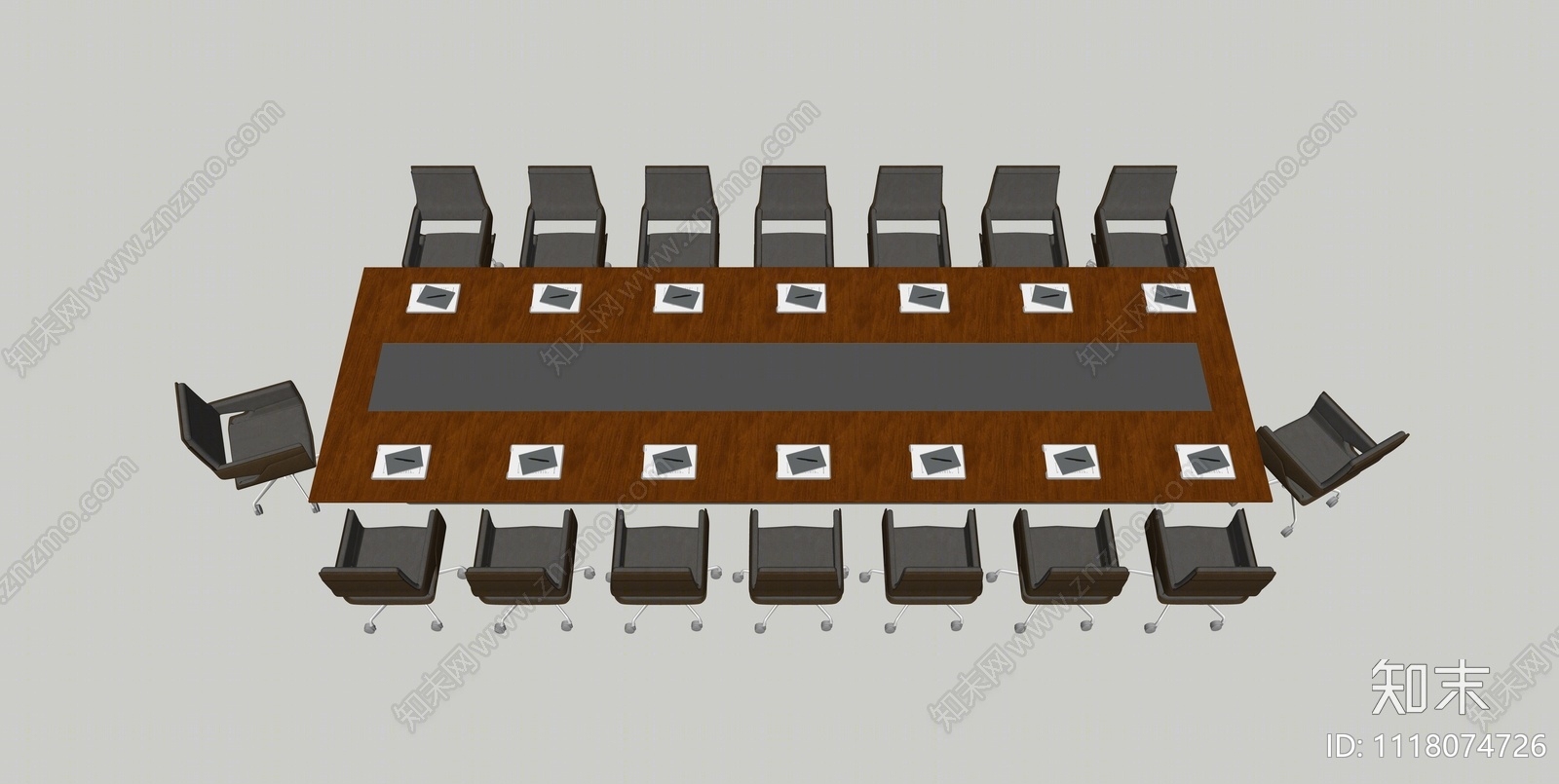 现代会议桌SU模型下载【ID:1118074726】