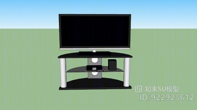 电视/电视台/电视盒和DVD播放机SU模型下载【ID:922928612】