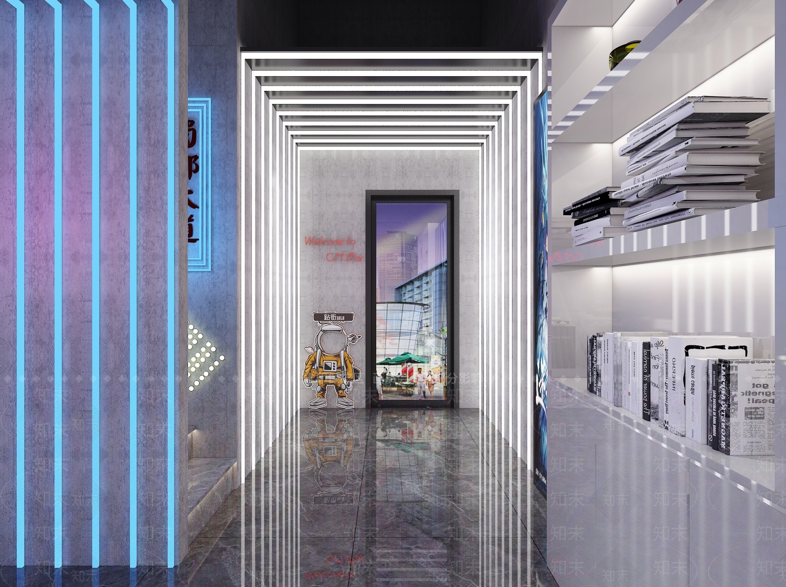 现代剧本杀店3D模型下载【ID:1118345404】
