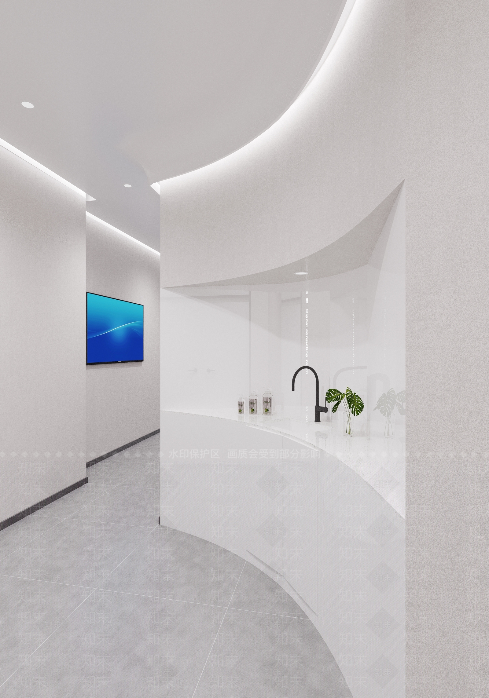 现代牙科医院3D模型下载【ID:1121331789】_知末3d模型网