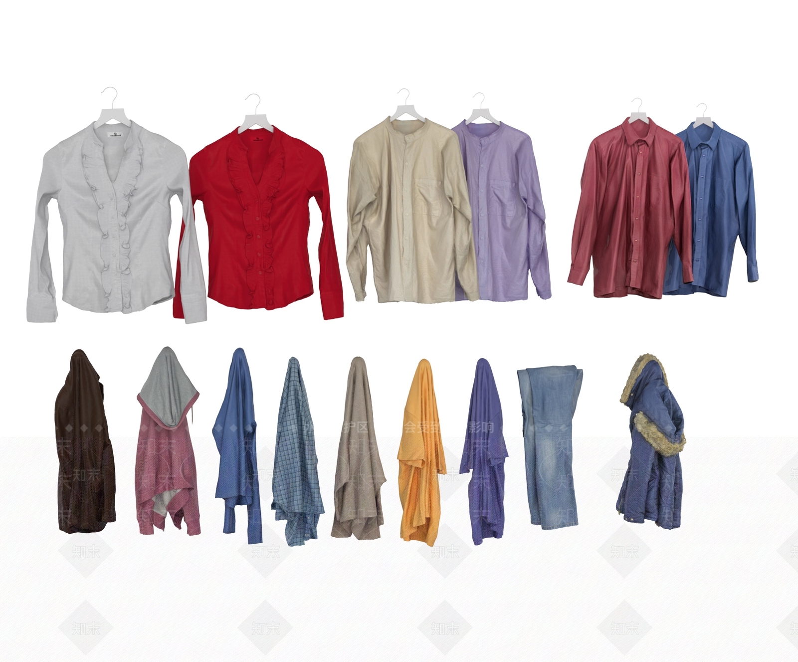 衣服外套3D模型下载【ID:1118180600】