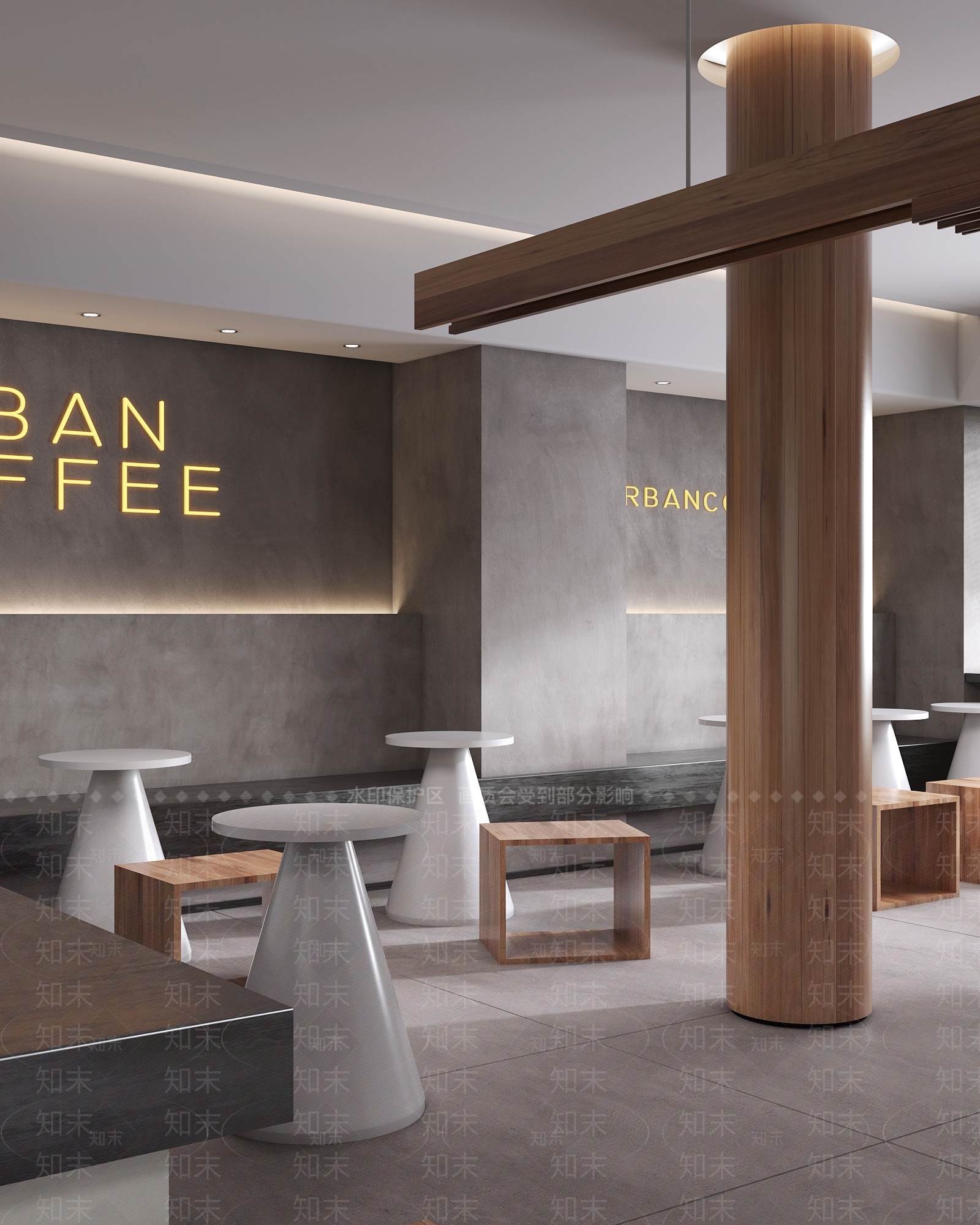 现代奶茶店3D模型下载【ID:1118222732】
