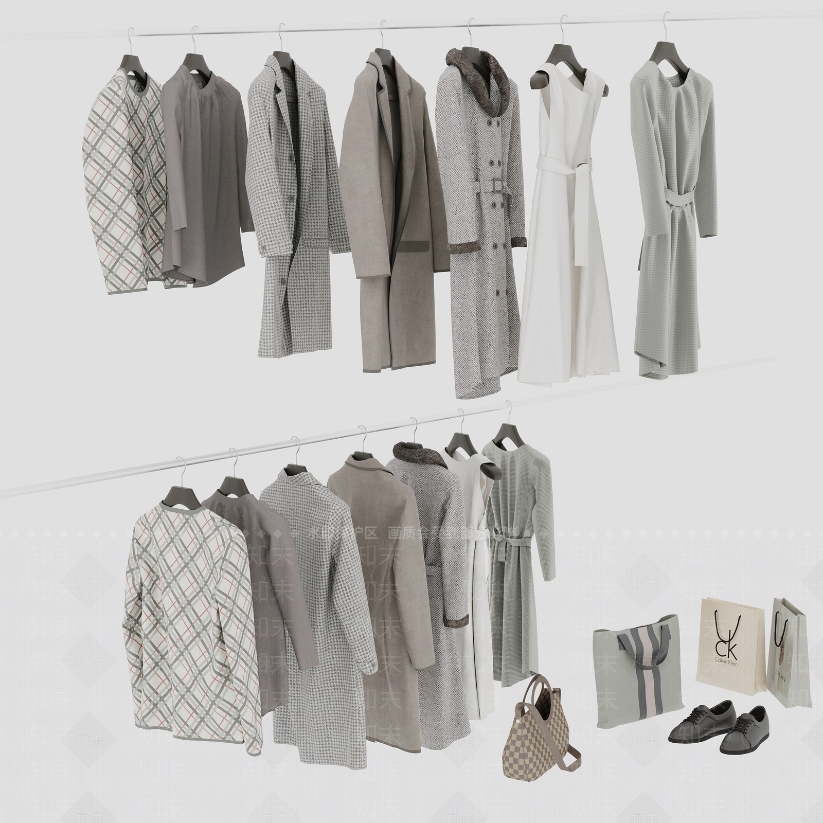 服装3D模型下载【ID:1118229855】