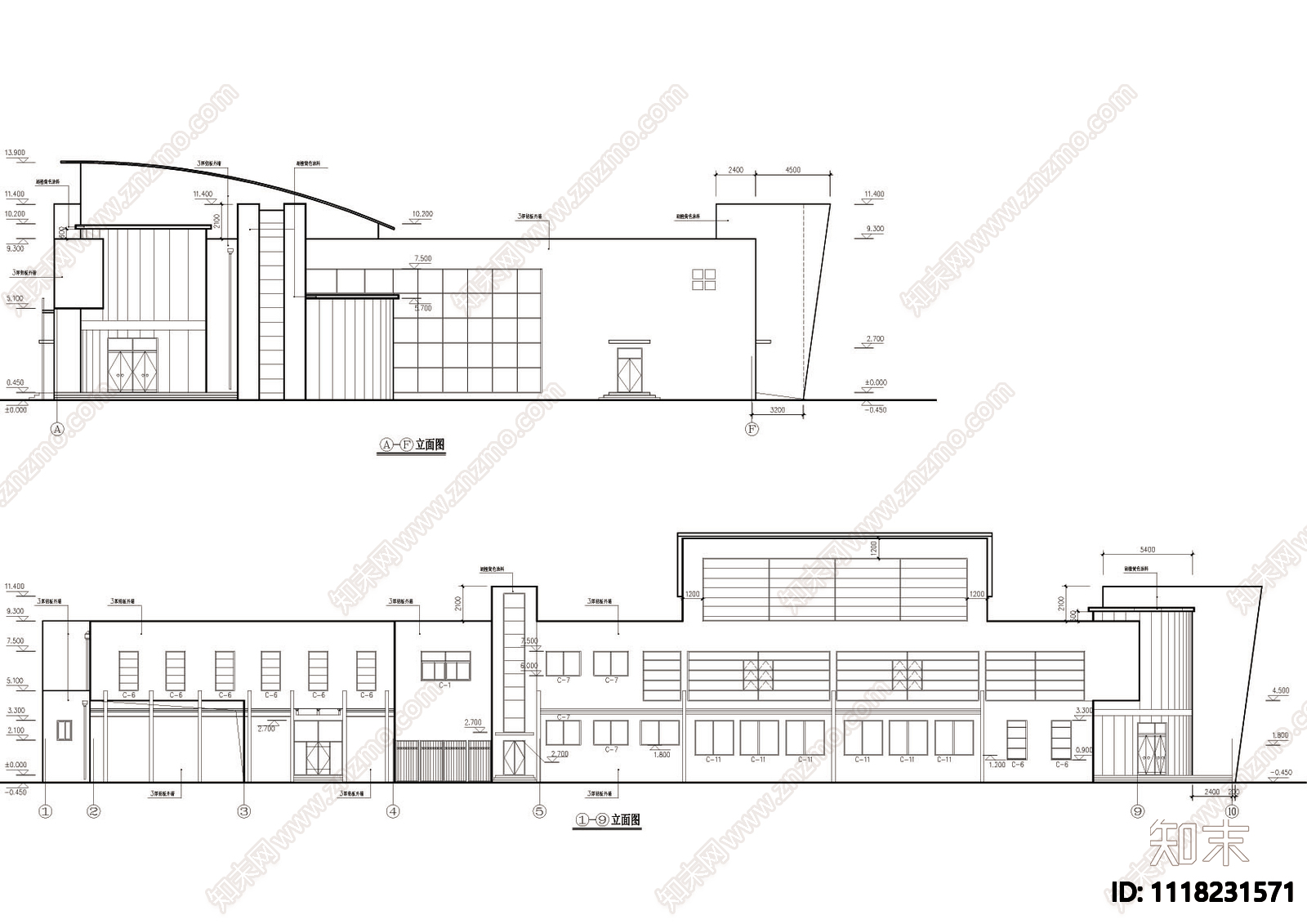 学校食堂建筑CAD详图施工图施工图下载【ID:1118231571】