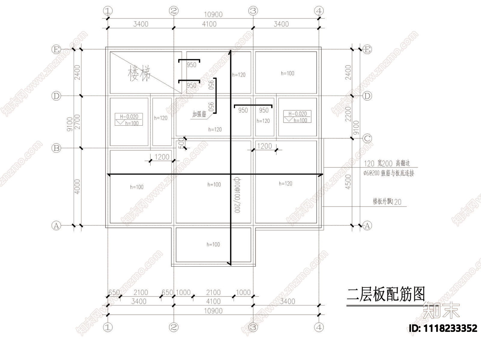 二层小别墅建施结施给排水全套图施工图cad施工图下载【ID:1118233352】