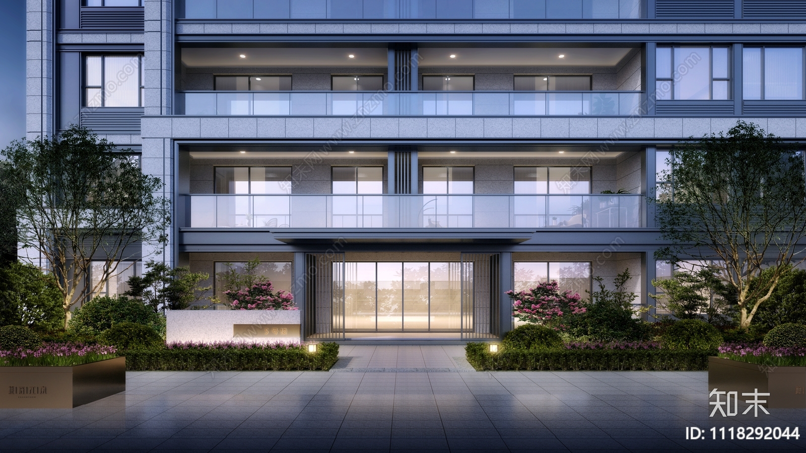 南通桂语江南住宅区建筑设计cad施工图下载【ID:1118292044】