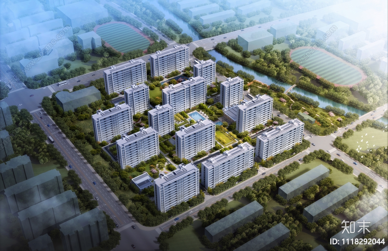 南通桂语江南住宅区建筑设计cad施工图下载【ID:1118292044】