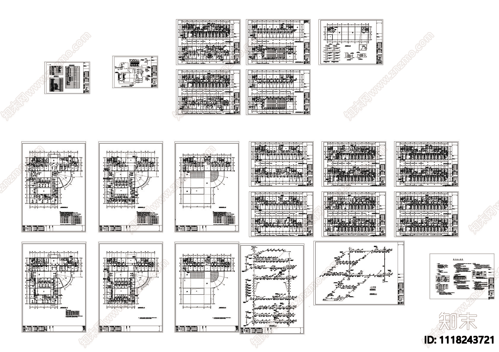 高层医院综合楼空调设计图施工图施工图下载【ID:1118243721】