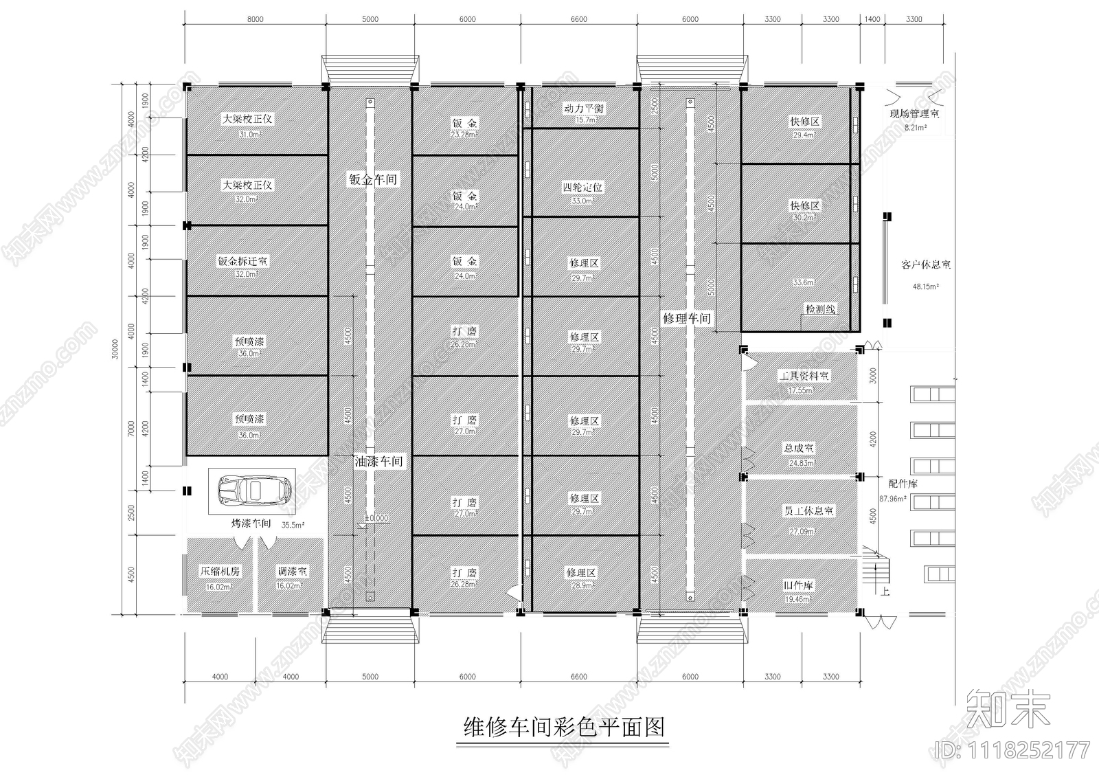 现代汽车展示中心施工图施工图下载【ID:1118252177】