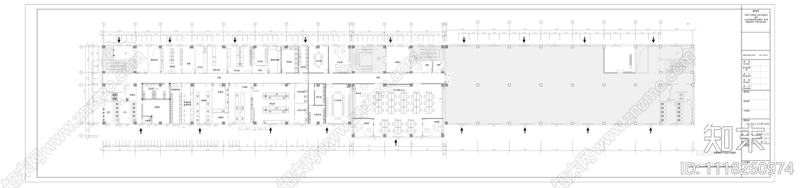 药品研发实验室平面工艺图施工图施工图下载【ID:1118260974】