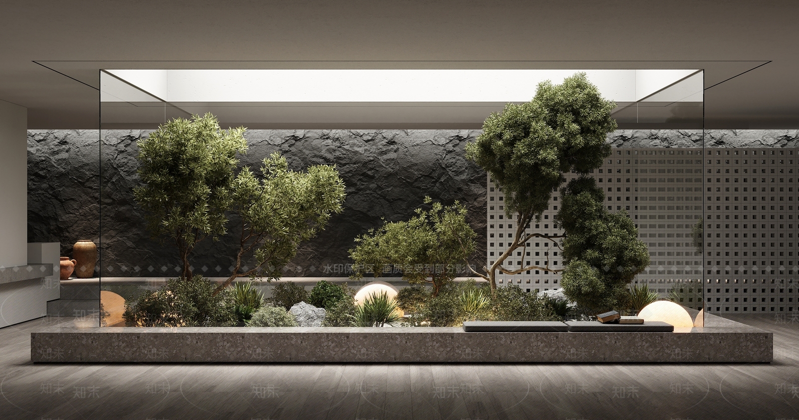 室内景观SU模型精品下载_SketchUp模型_知末网