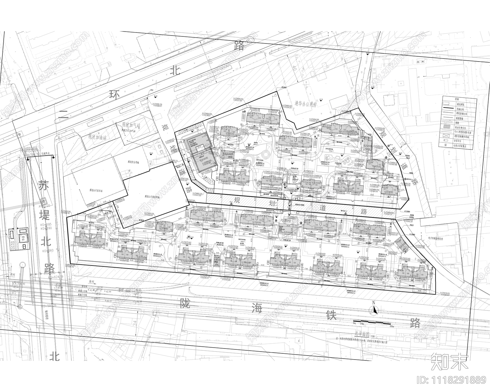 徐州苏堤北路项目住宅区建筑设计施工图下载【ID:1118291889】