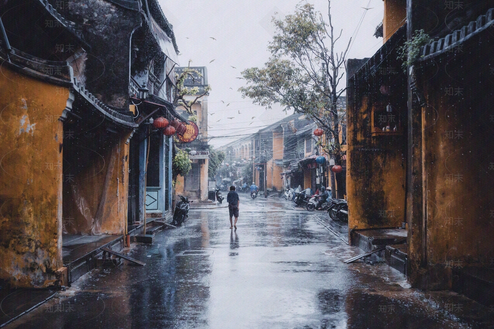 老街道外景贴图下载【ID:1118350438】