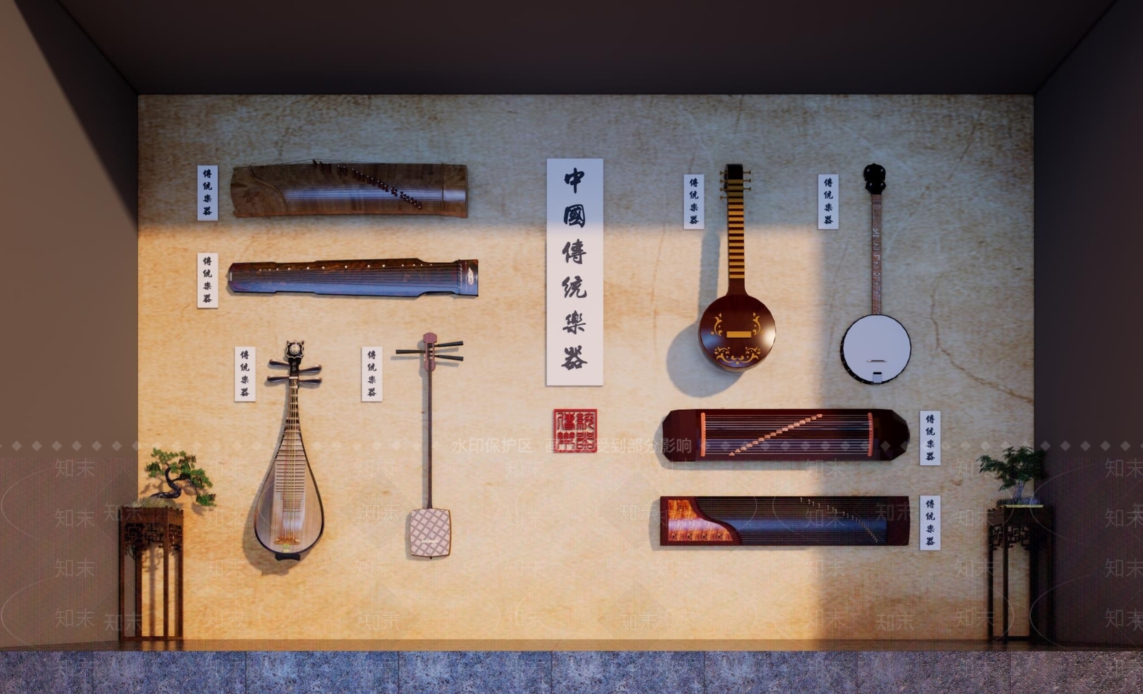乐器SU模型下载【ID:1118360628】
