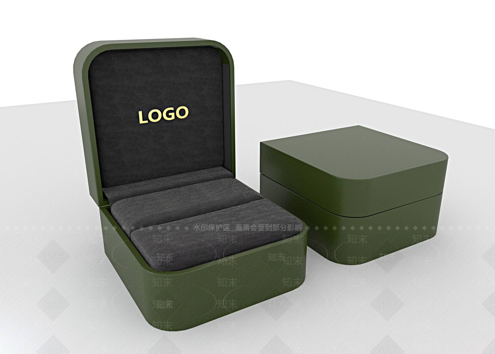 首饰盒3D模型下载【ID:1118370907】