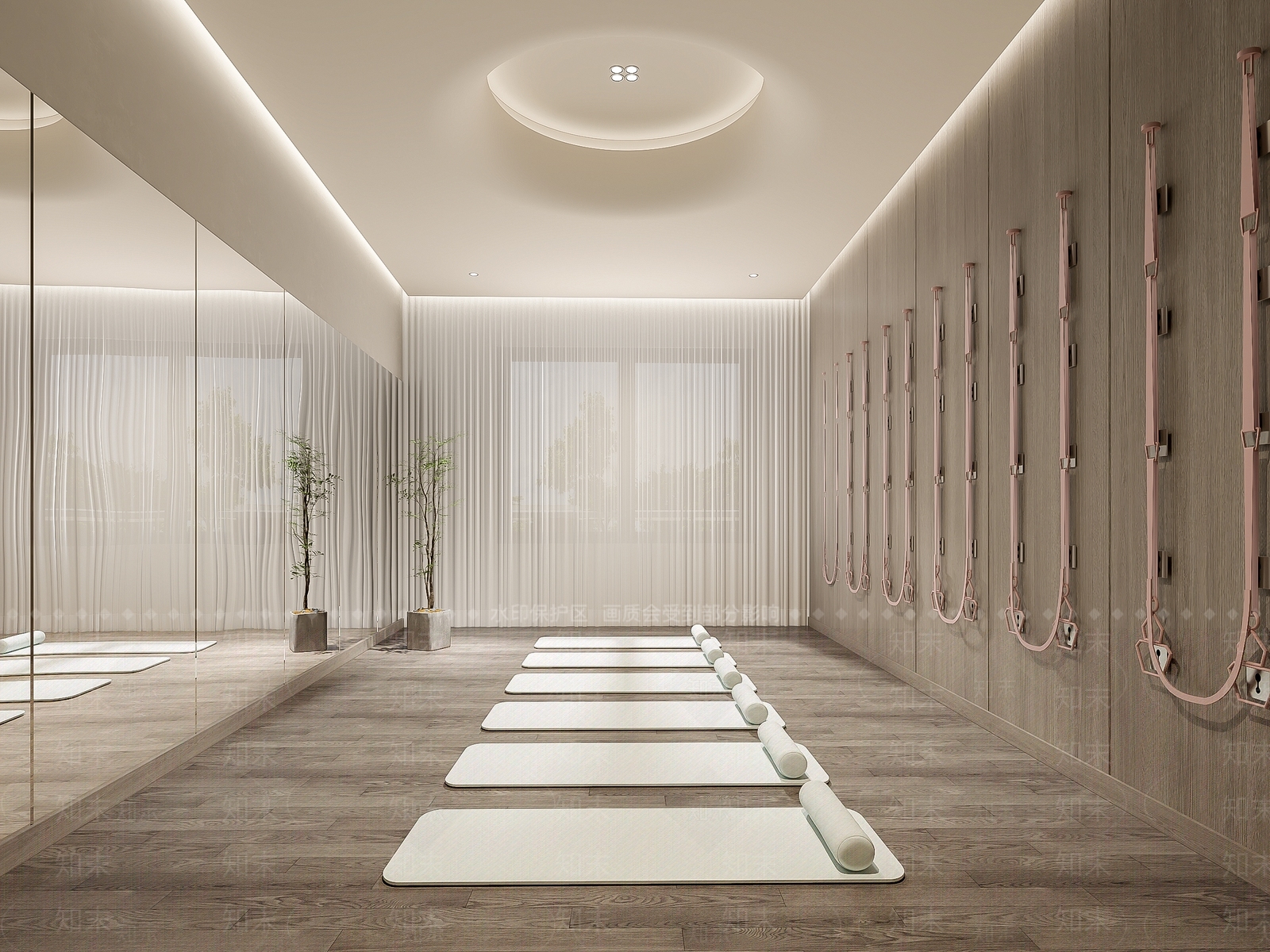侘寂瑜伽馆3D模型下载【ID:1118374556】