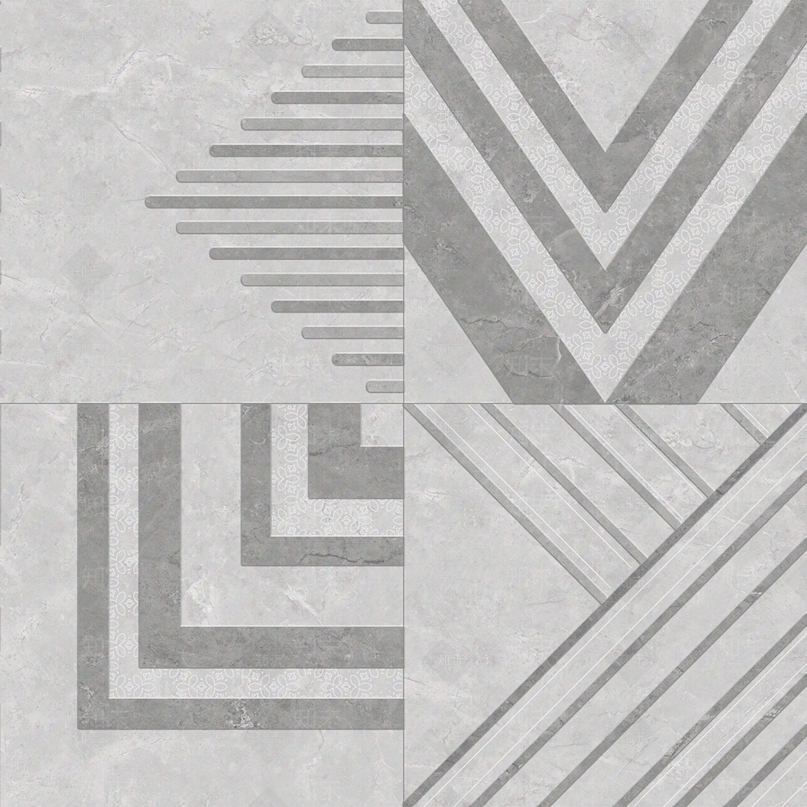 灰色几何厨卫瓷砖贴图下载【ID:1118467924】