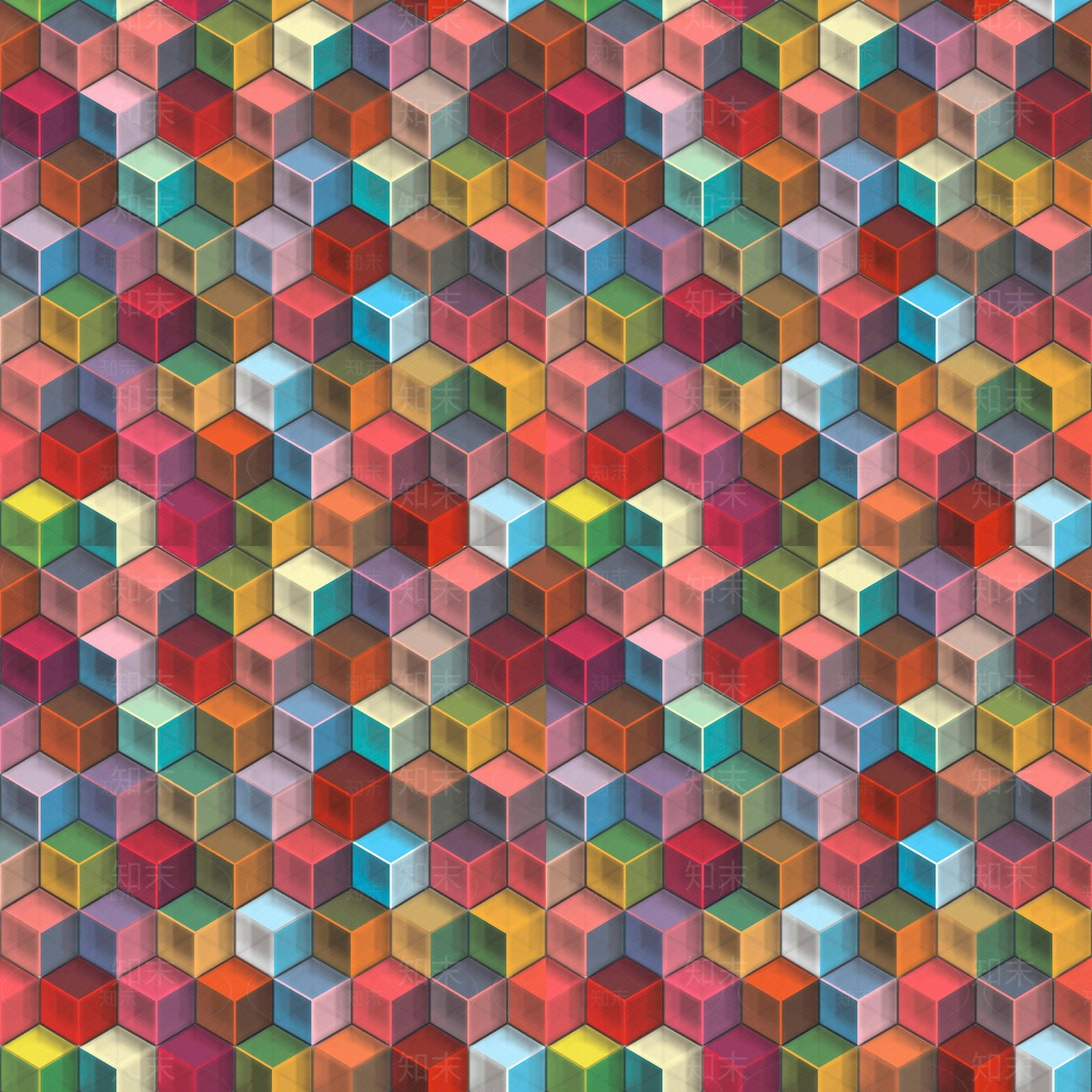 彩色凹凸艺术亚克力马赛克贴图下载【ID:1118480010】