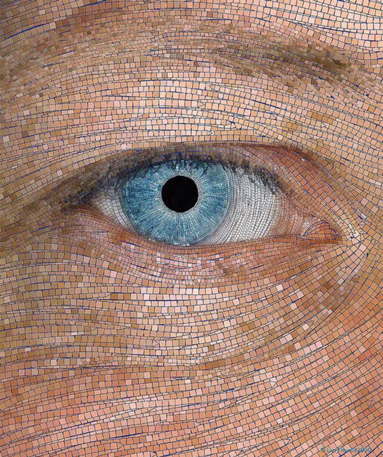 写实人物马赛克装饰画贴图下载【ID:1118485943】