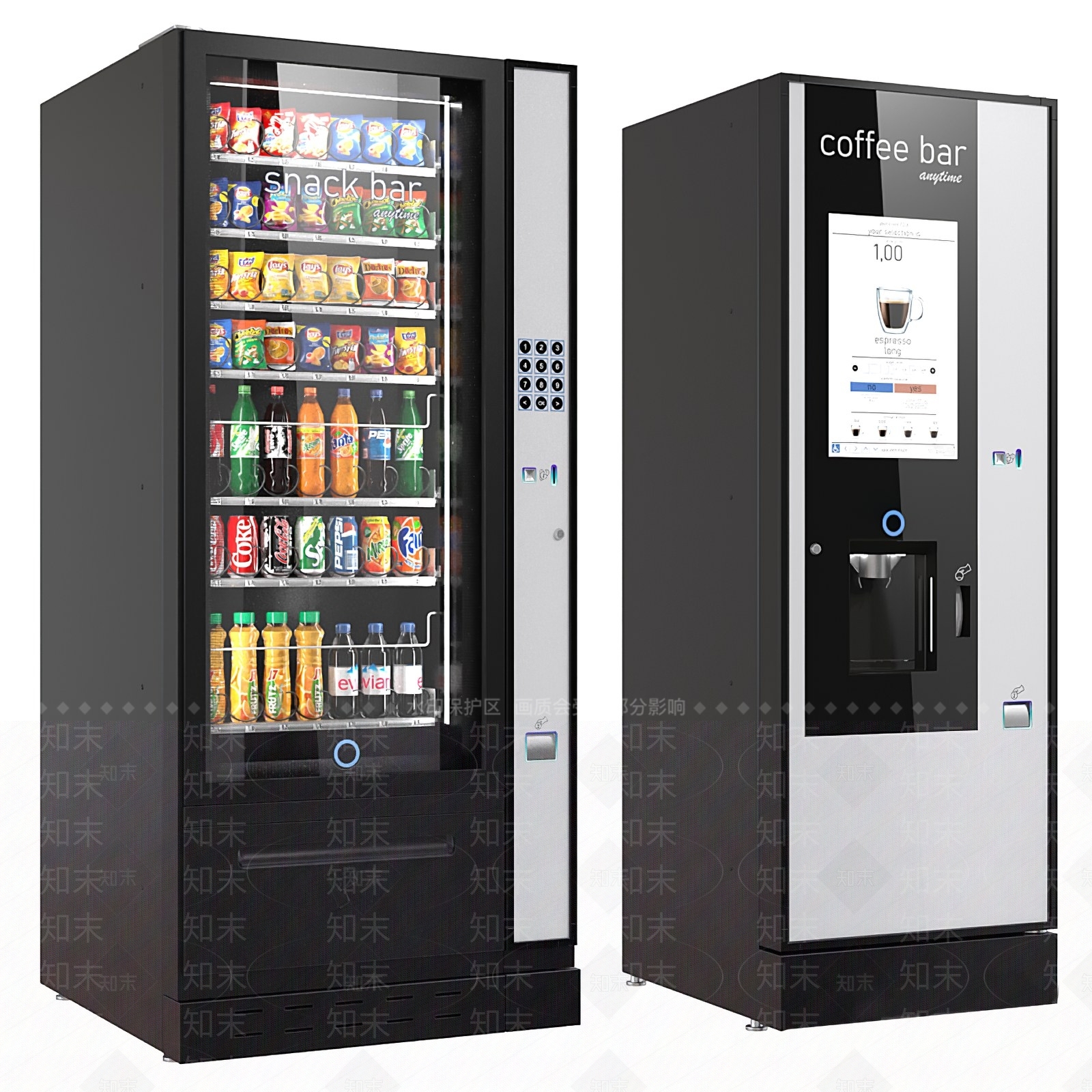 自动贩卖机3D模型下载【ID:1118556896】