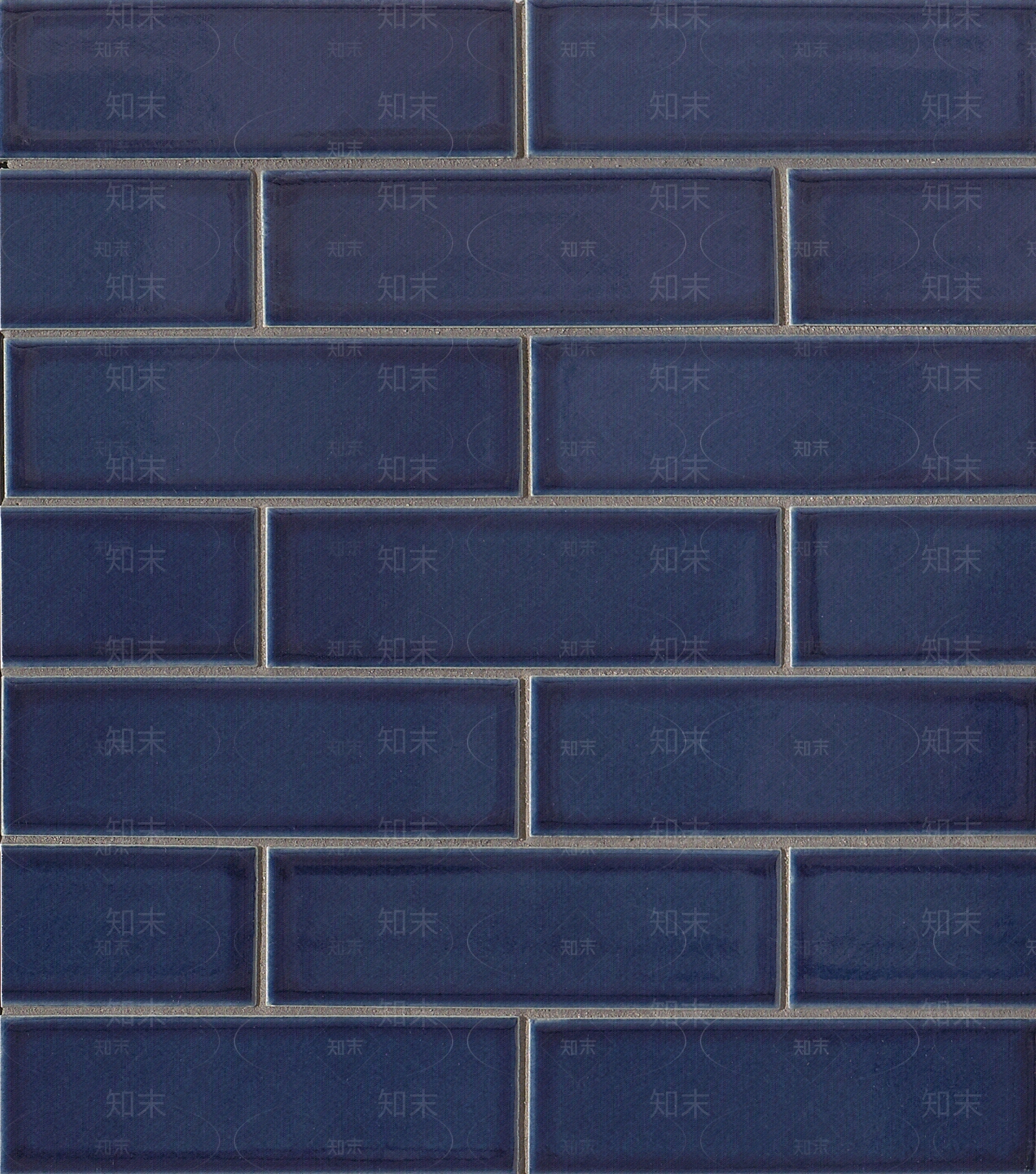 蓝色纯色工字拼瓷砖贴图下载【ID:1118513728】