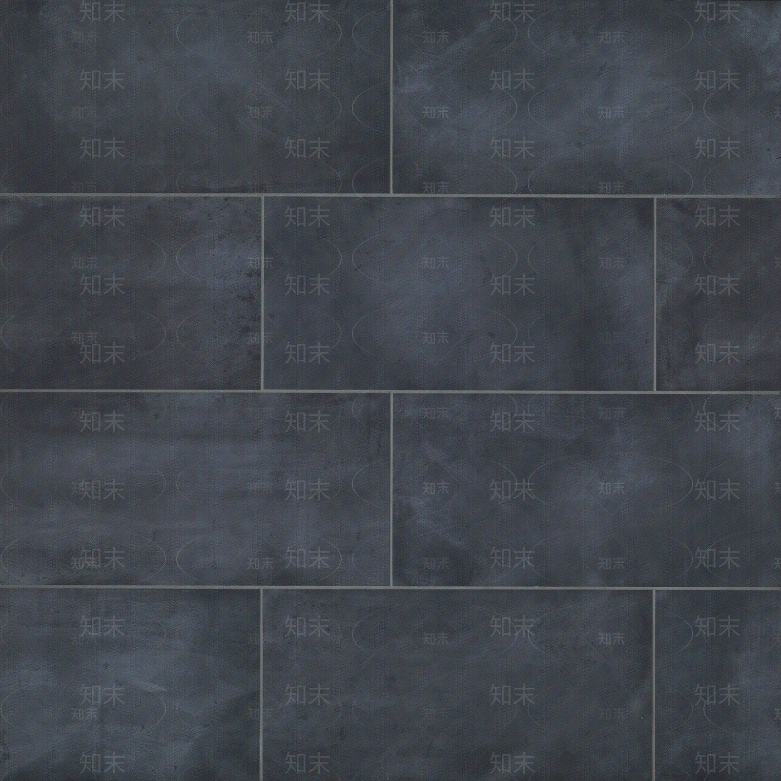 黑色工字拼仿古石纹瓷砖贴图下载【ID:1118514158】