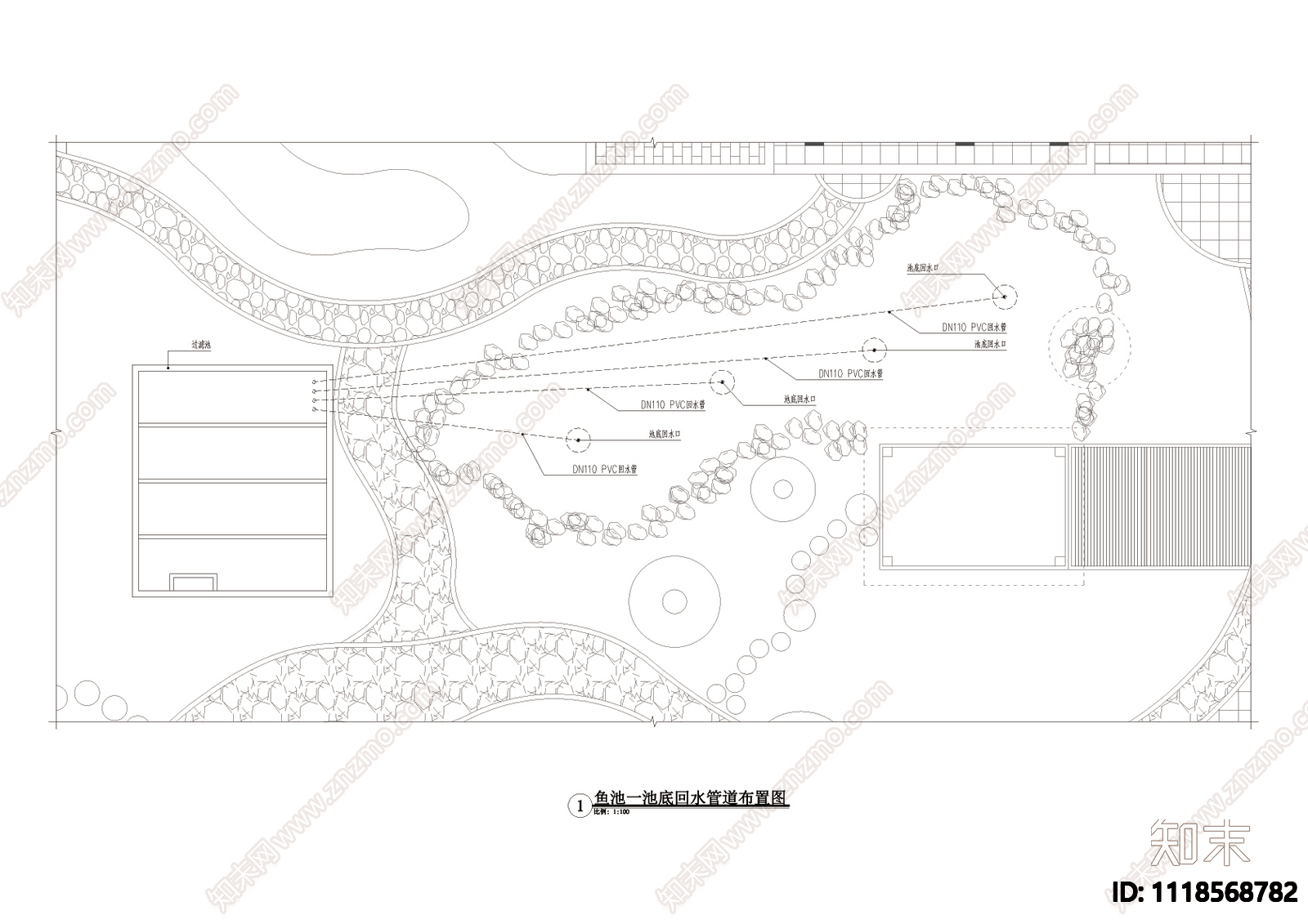 鱼池过滤池施工详图施工图施工图下载【ID:1118568782】