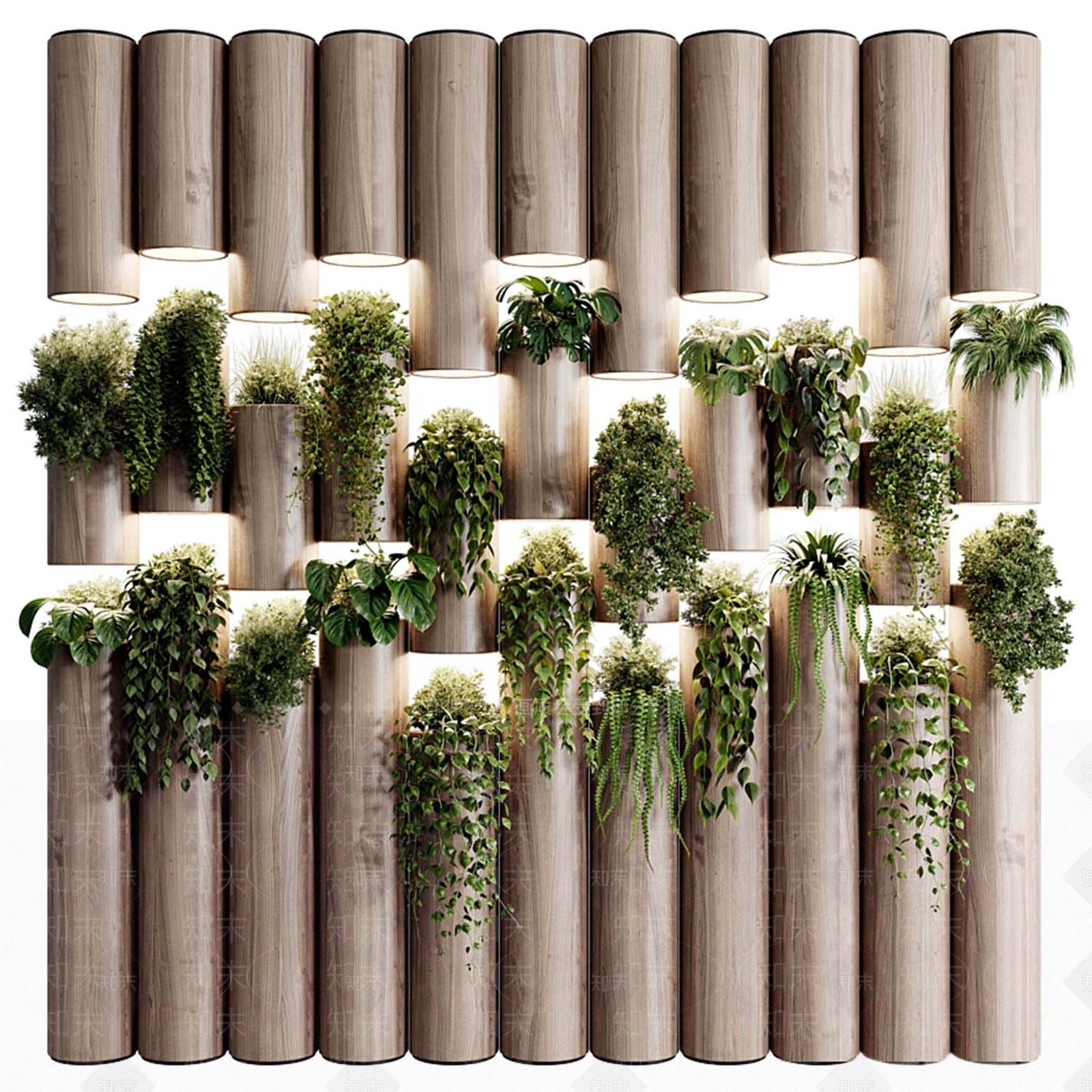 绿植墙3D模型下载【ID:1118582819】