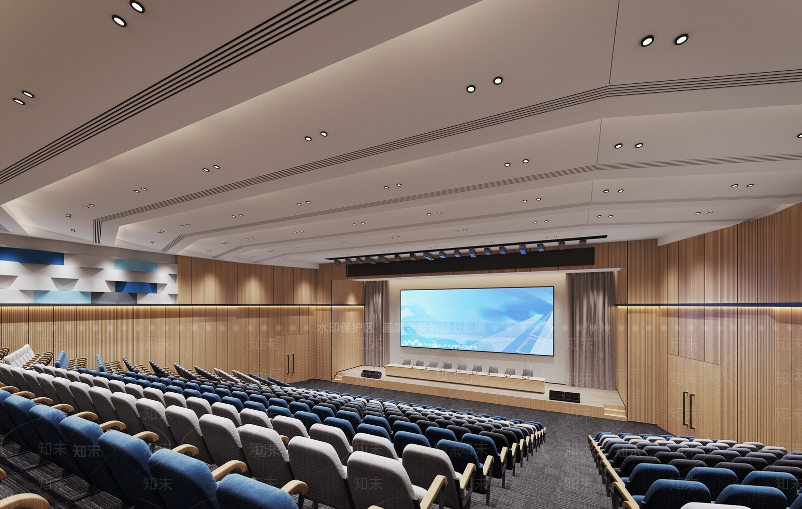 现代报告厅3D模型下载【ID:1118585272】