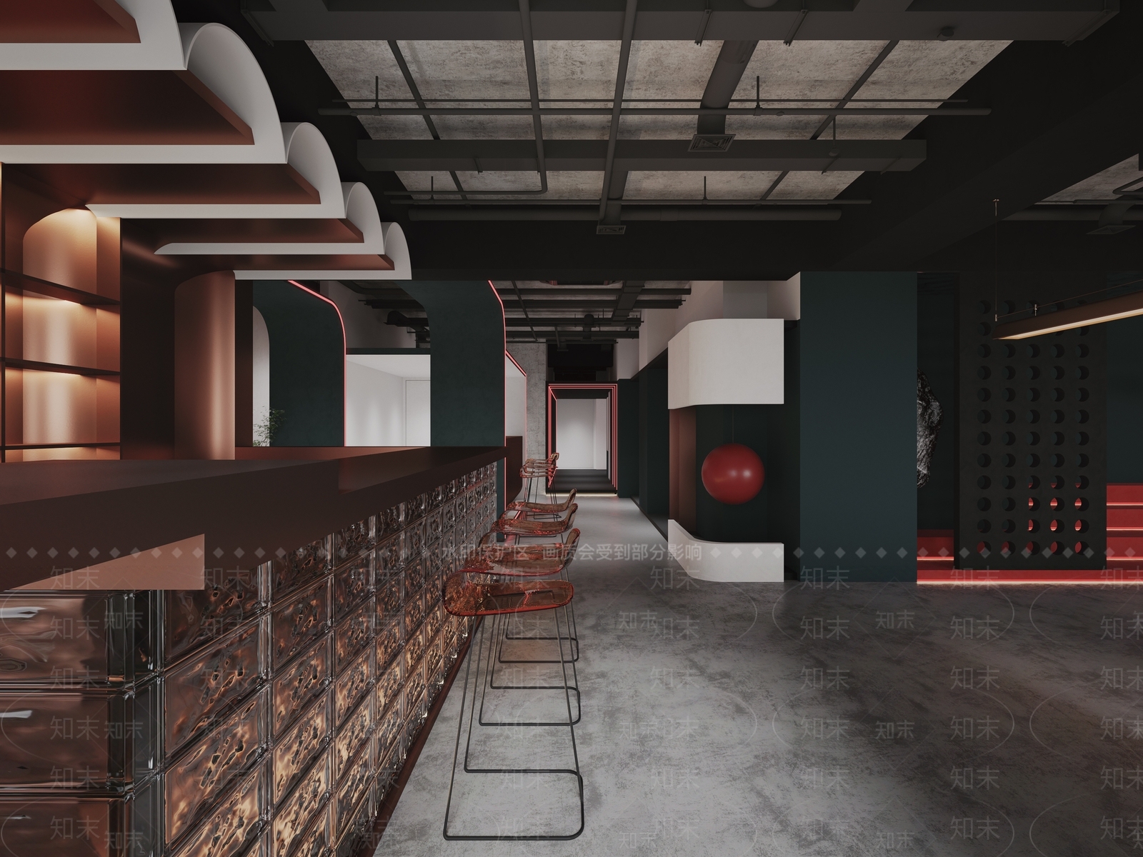 现代剧本杀大厅3D模型下载【ID:1118585957】