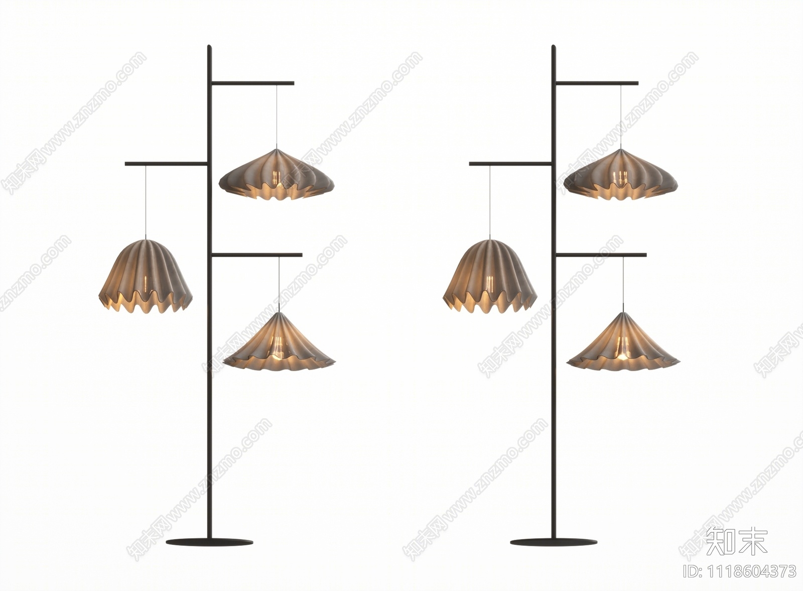 侘寂落地灯3D模型下载【ID:1118604373】