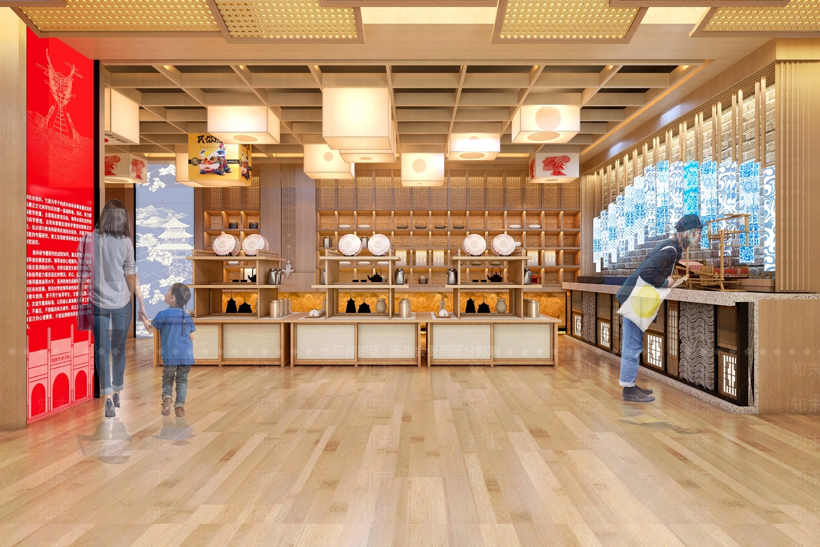 新中式文创商店3D模型下载【ID:1118614643】