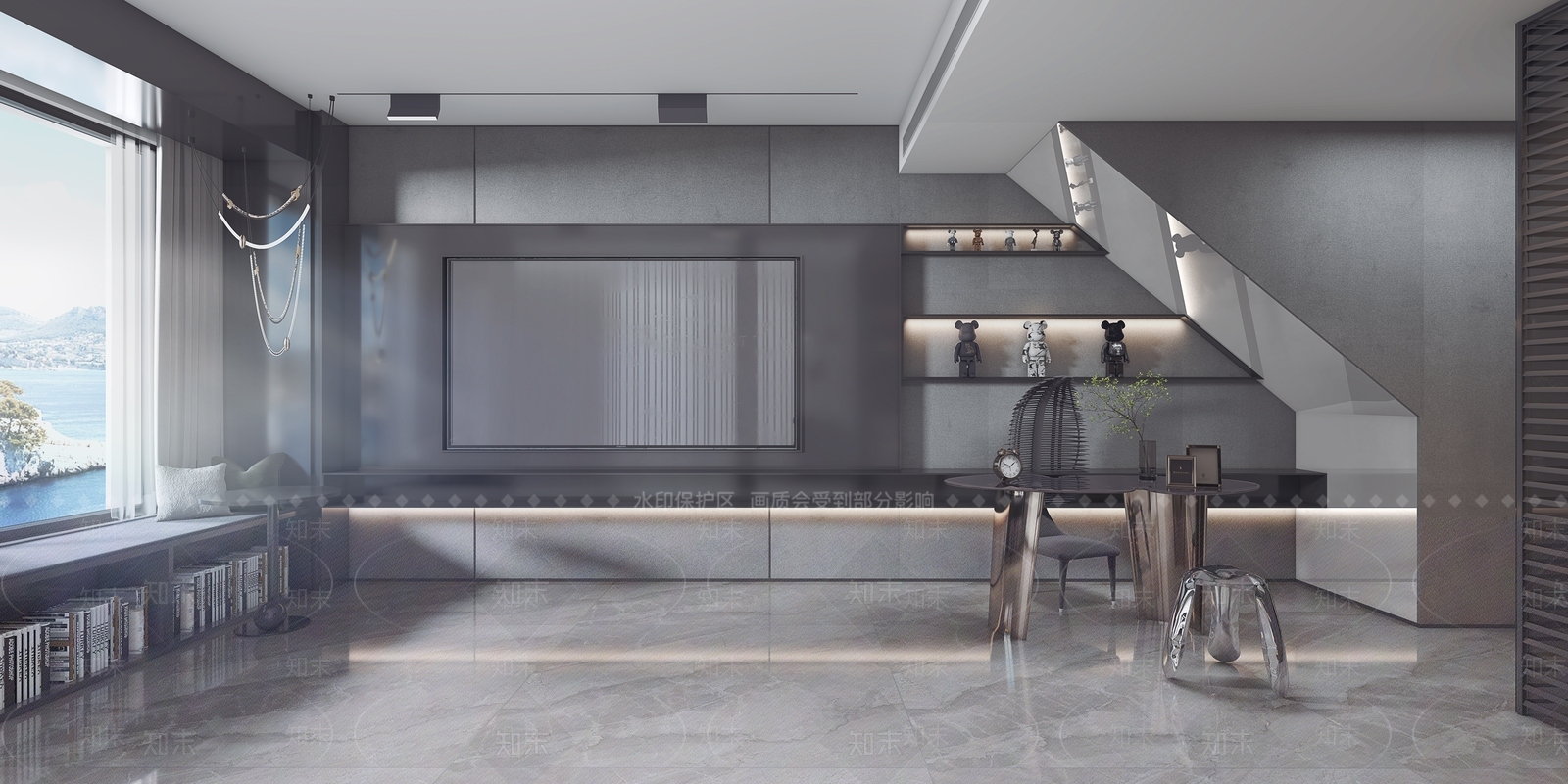 现代公寓3D模型下载【ID:1118621677】