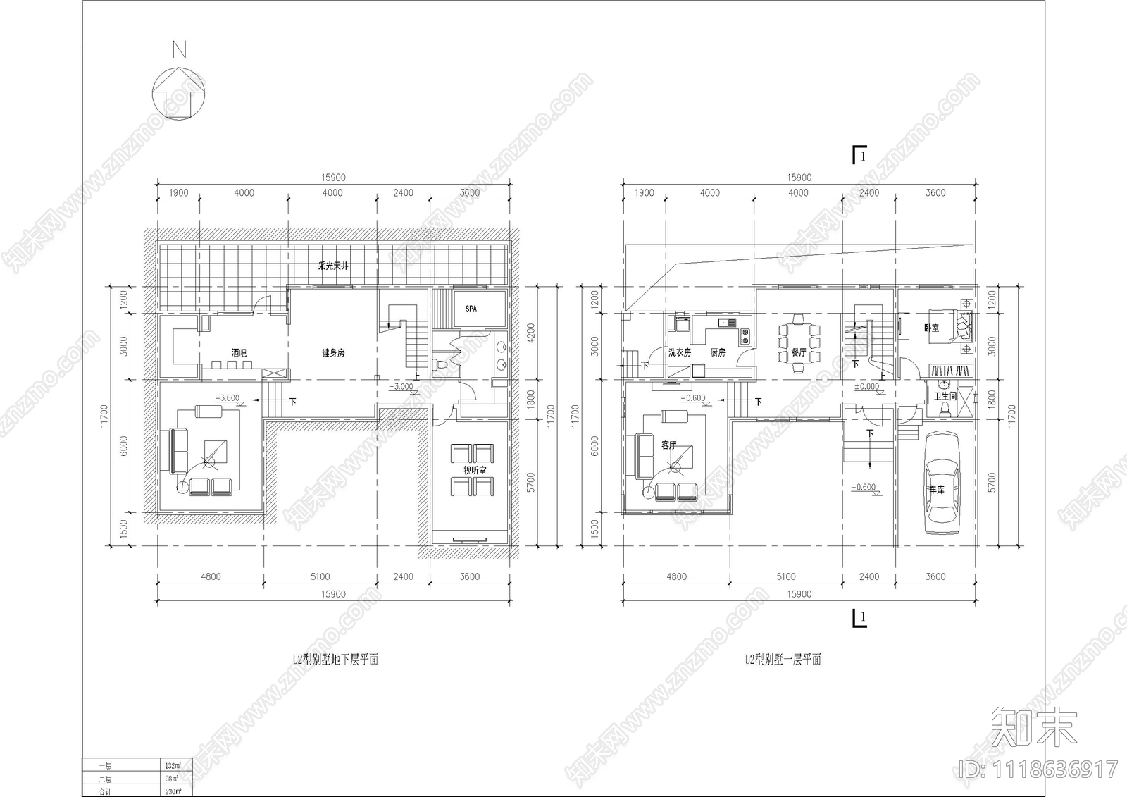 现代别墅外观自建房别墅施工图效果图施工图下载【ID:1118636917】