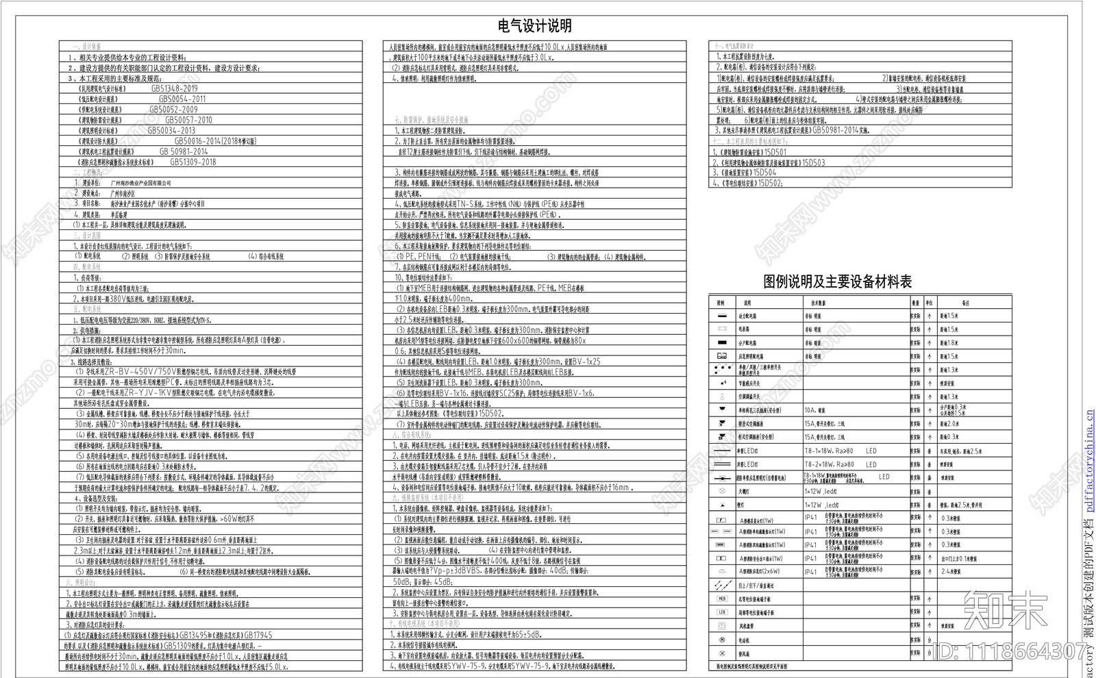 电气设计施工图图例规范图库施工图下载【ID:1118664307】