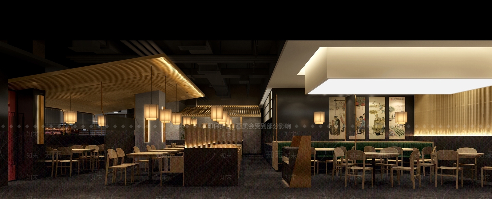 中式快餐厅3D模型下载【ID:1118670215】