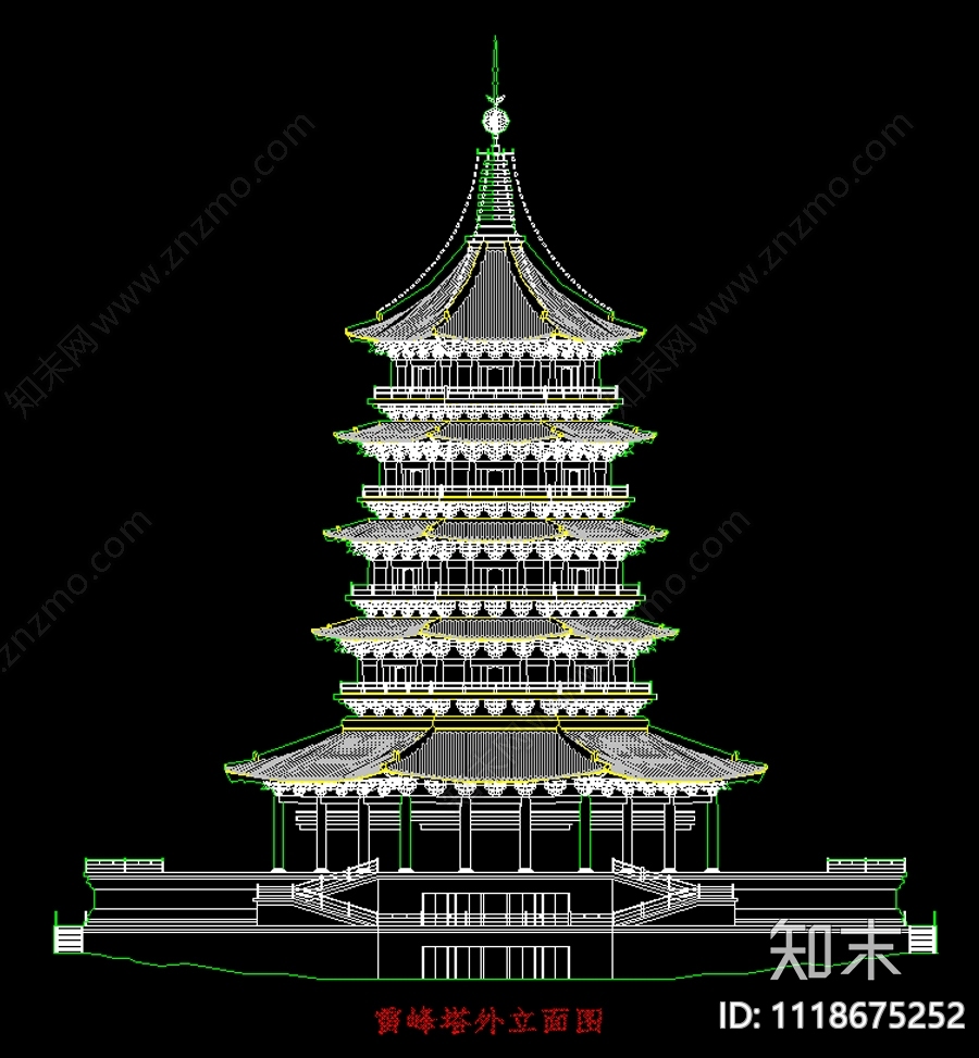 古寺庙建筑CAD400套施工图施工图下载【ID:1118675252】