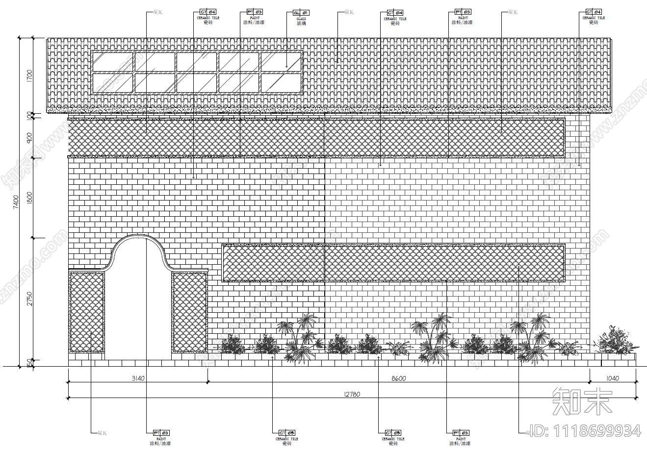 坑口路公厕建筑设计施工图施工图下载【ID:1118699934】