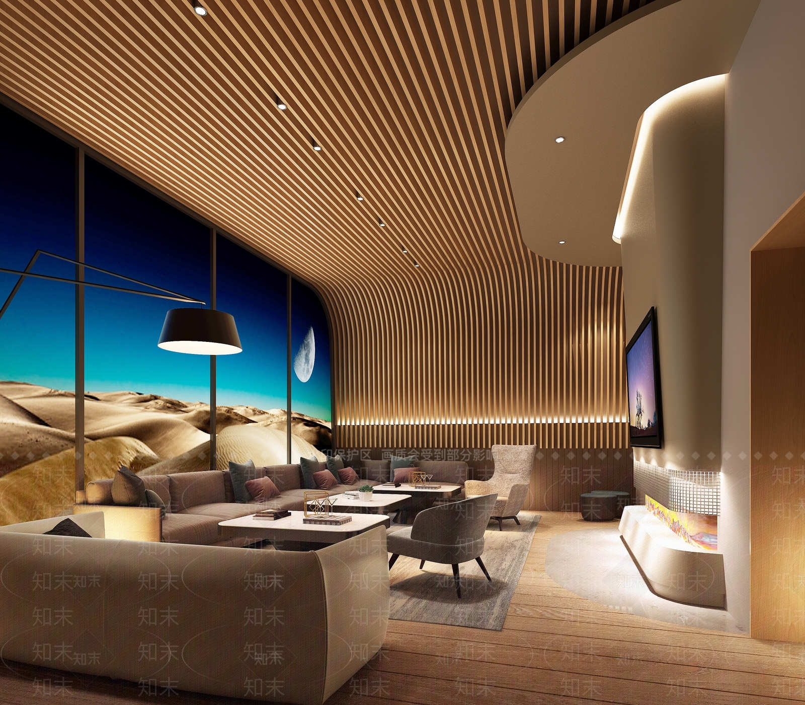 现代酒吧ktv包间3D模型下载【ID:1118702414】