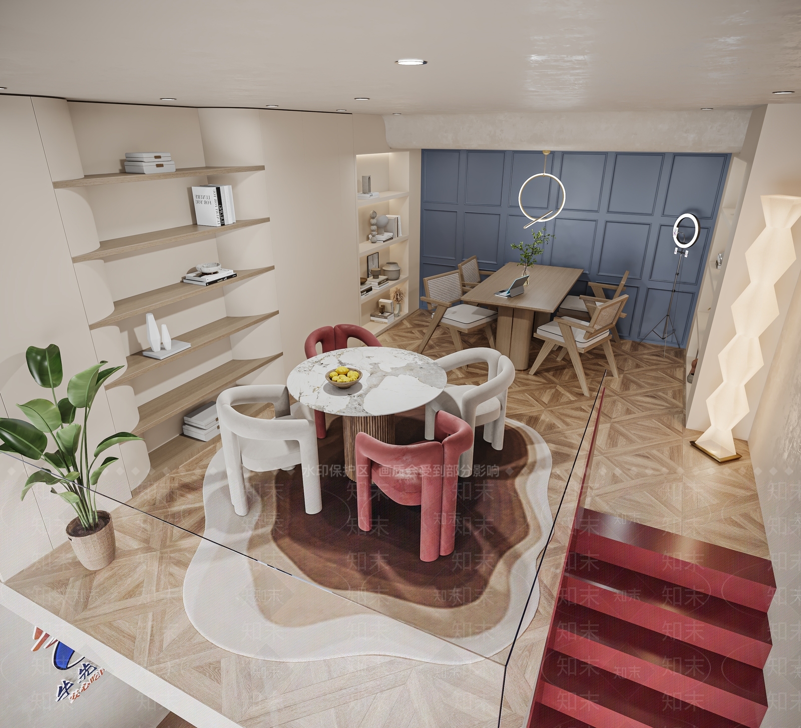 现代肉铺店3D模型下载【ID:1118727664】