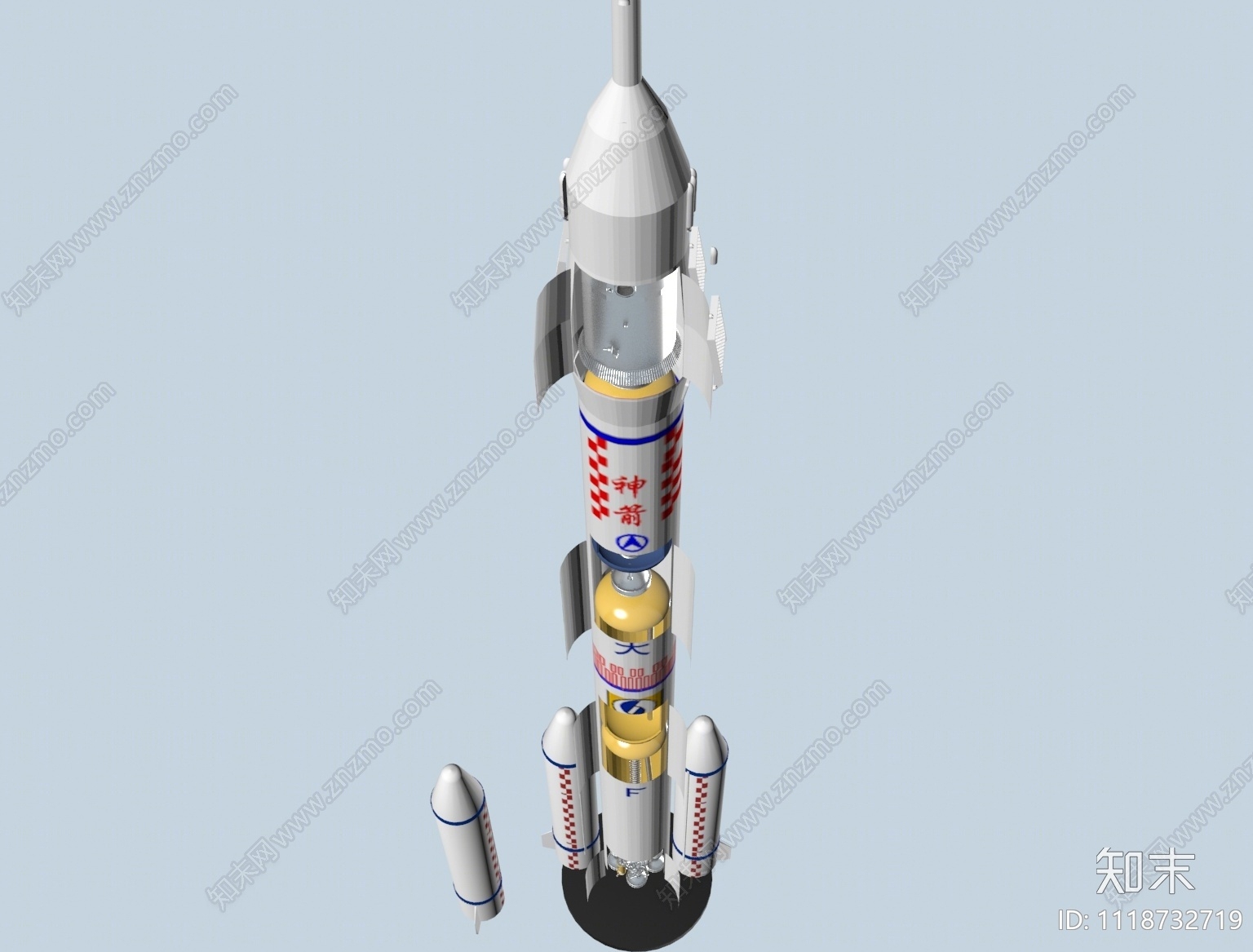 火箭3D模型下载【ID:1118732719】