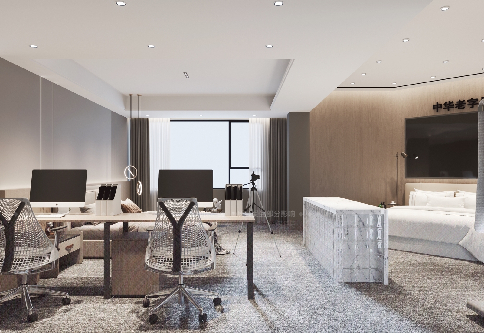 现代家纺直播间3D模型下载【ID:1118739368】